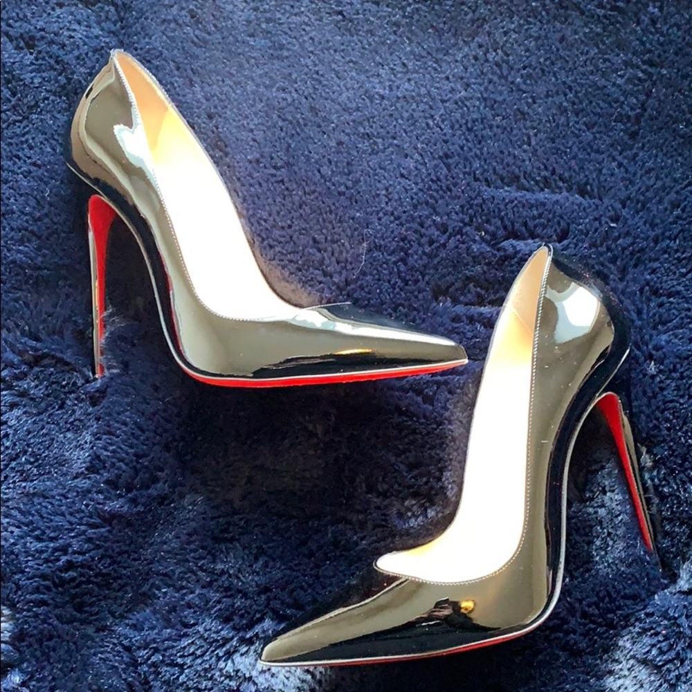 AUTHENTIC Christian Louboutin So Kate Black Patent